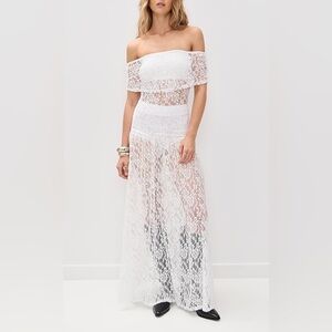 Lioness white lace dress